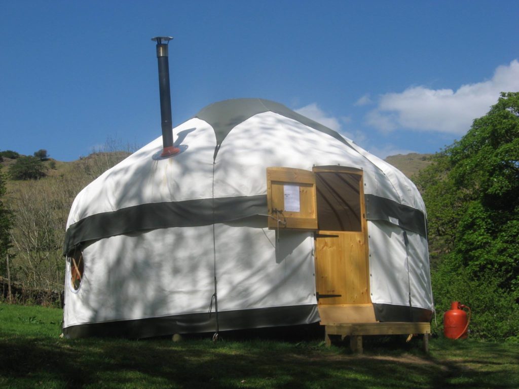 Yurt camping cheap lake district