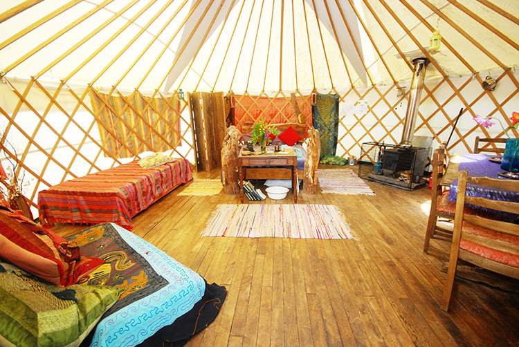 Yurts Cornwall - Mill Valley yurts