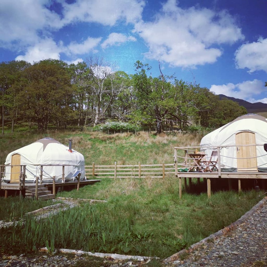 Yurts lake outlet district