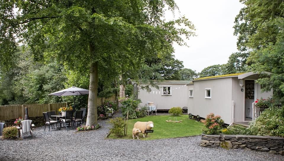 shepherds huts lake district - woodmans huts