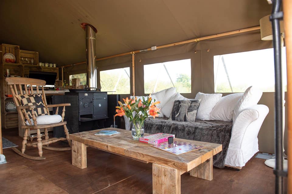 Safari tents Cornwall